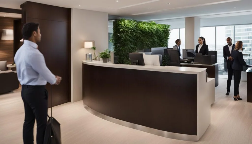 Comprehensive receptionist staffing service