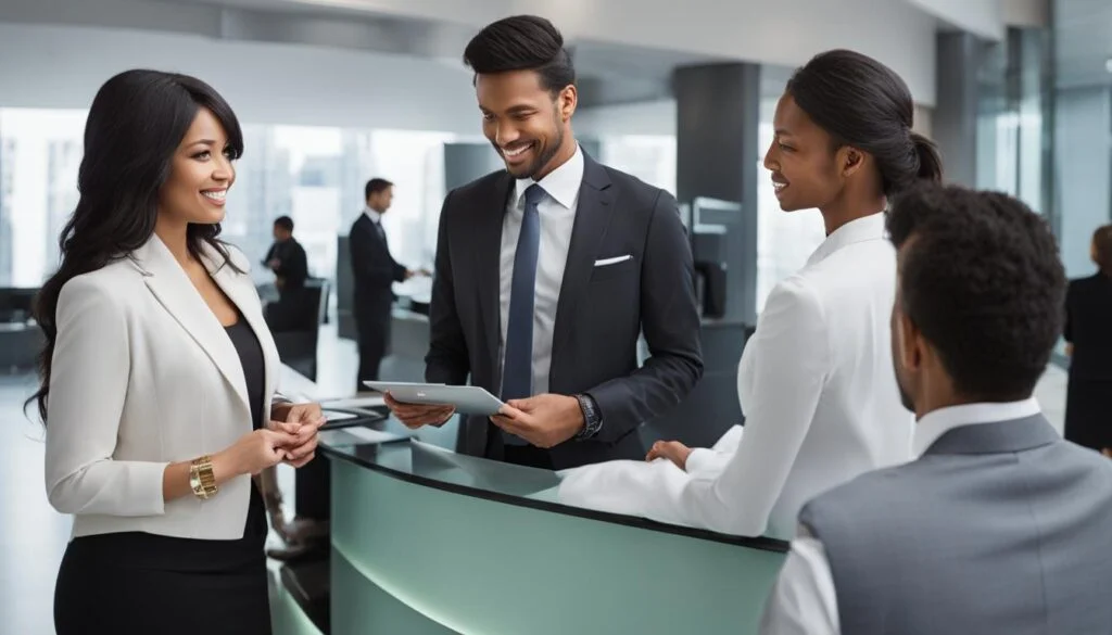 Skilled temporary receptionists