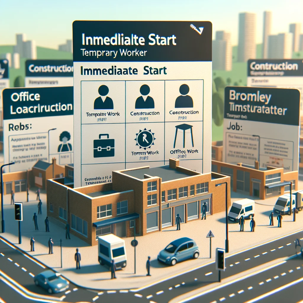 Find Immediate Start Temporary Workers Jobs in Bromley