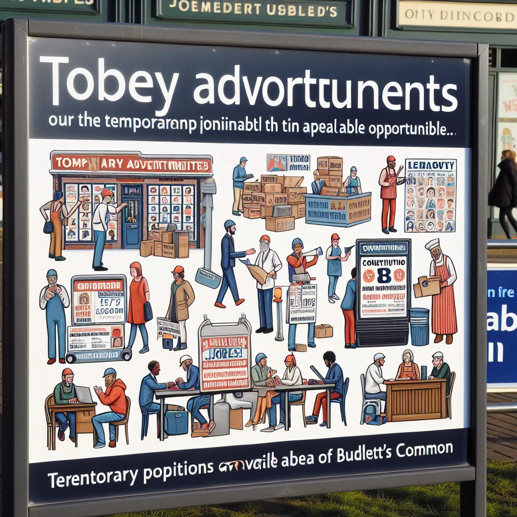 Find Temp Workers Jobs in Budlett's Common