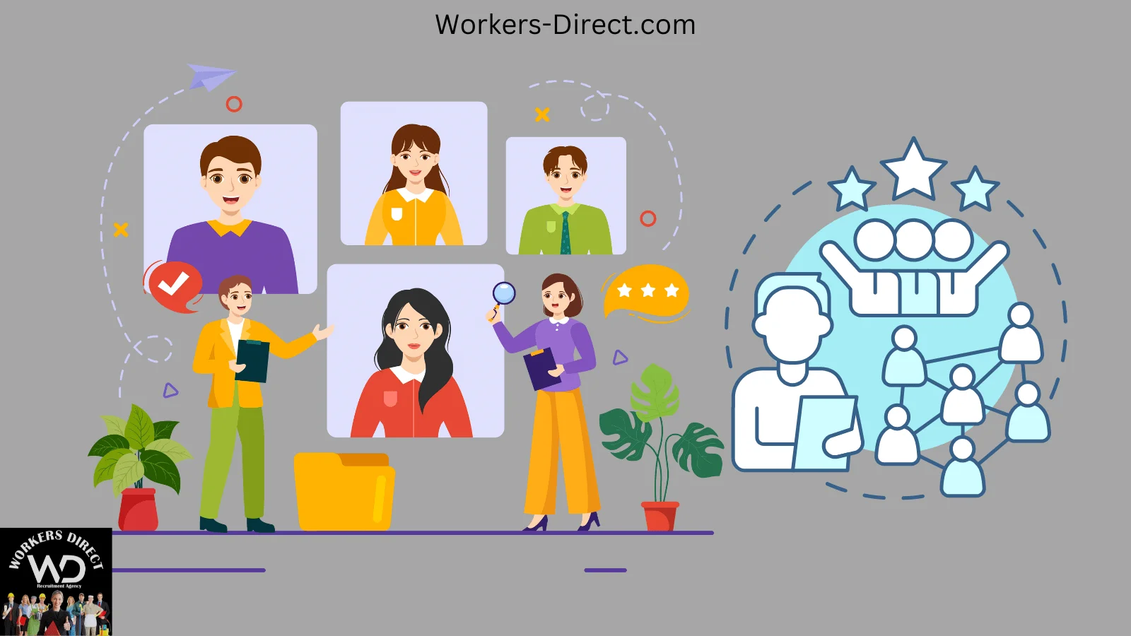 Recruitment Process Illustration