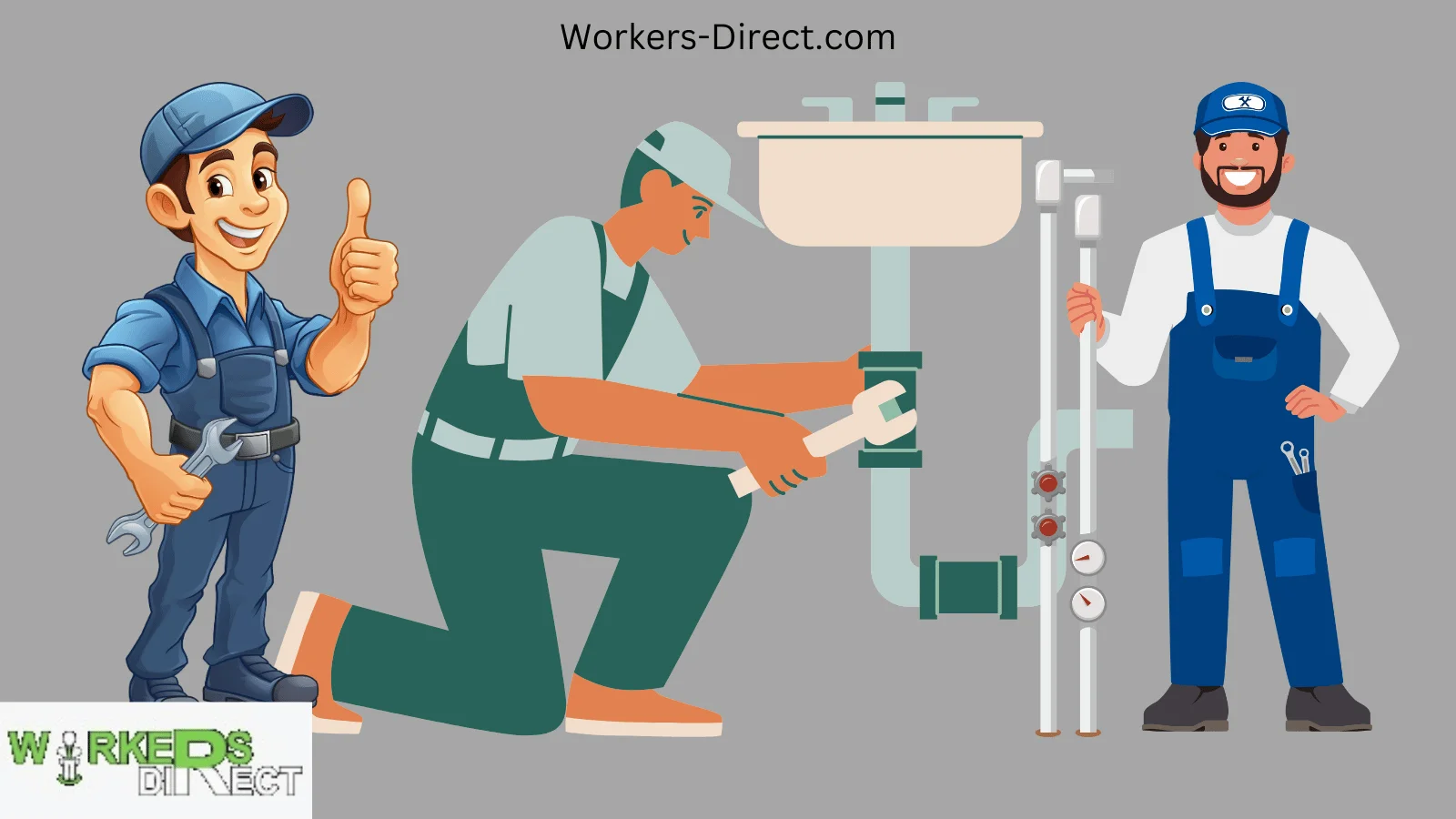 Happy construction worker giving a thumbs up