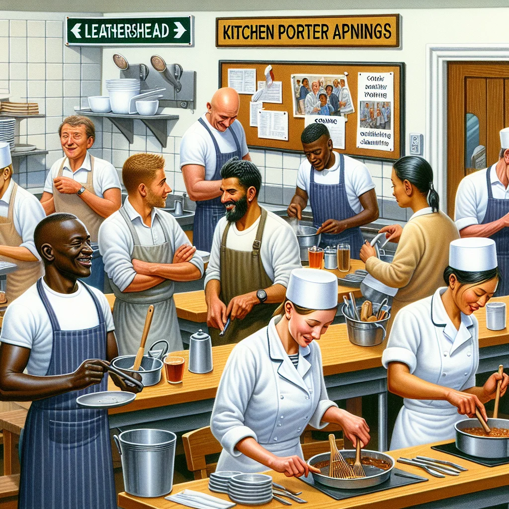 Kitchen Porter Openings in Leatherhead