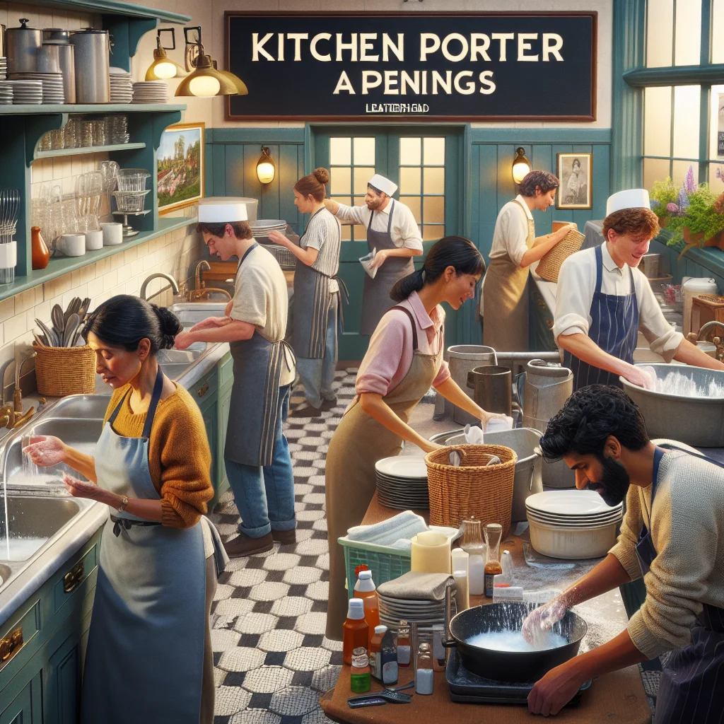 Kitchen Porter Openings in Leatherhead