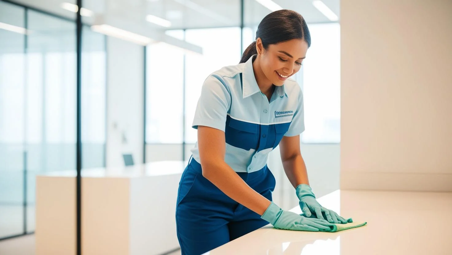 Cleaning Expert At Work