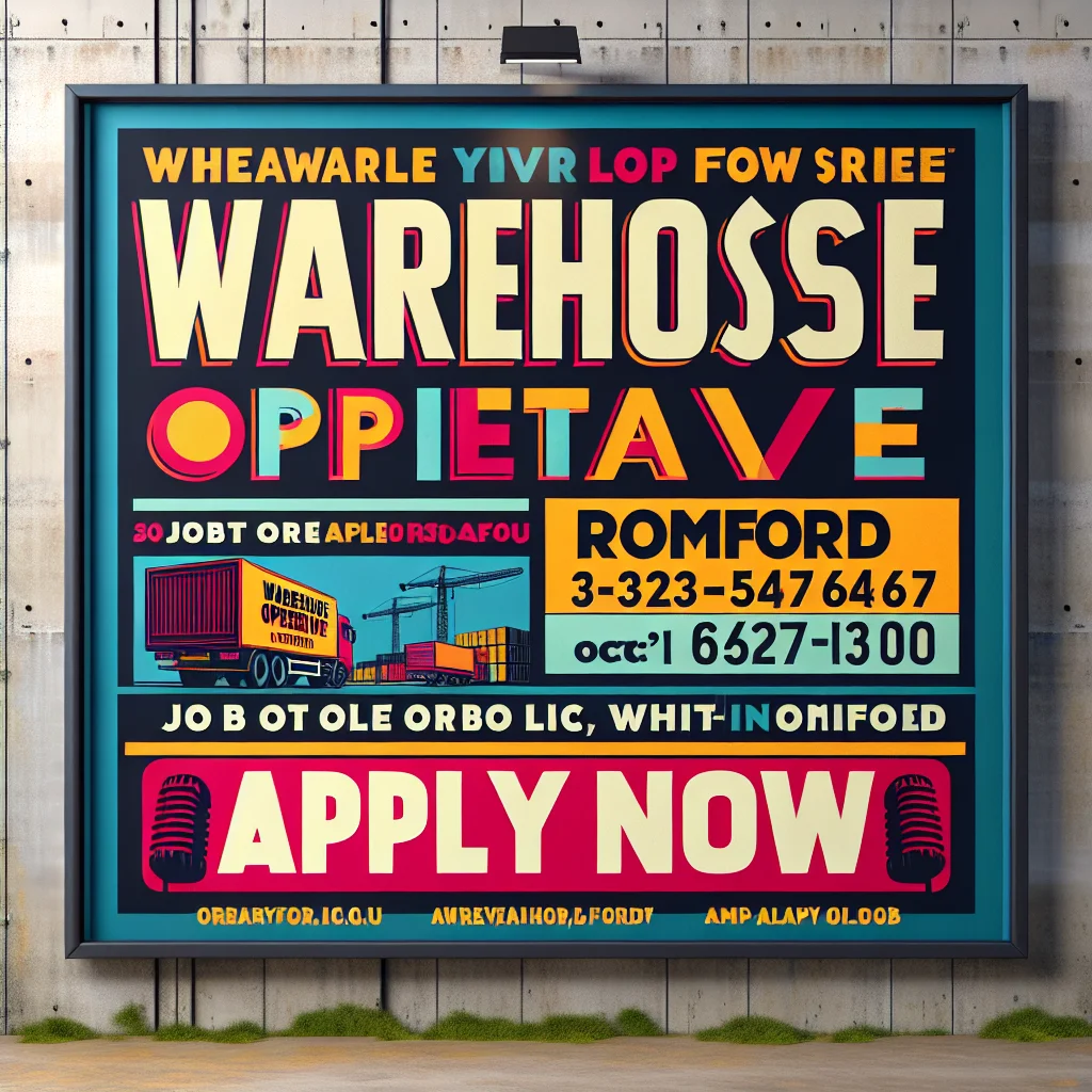 Find Warehouse Operative Jobs in Romford