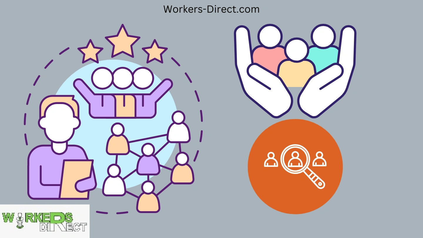 Diverse group of professionals