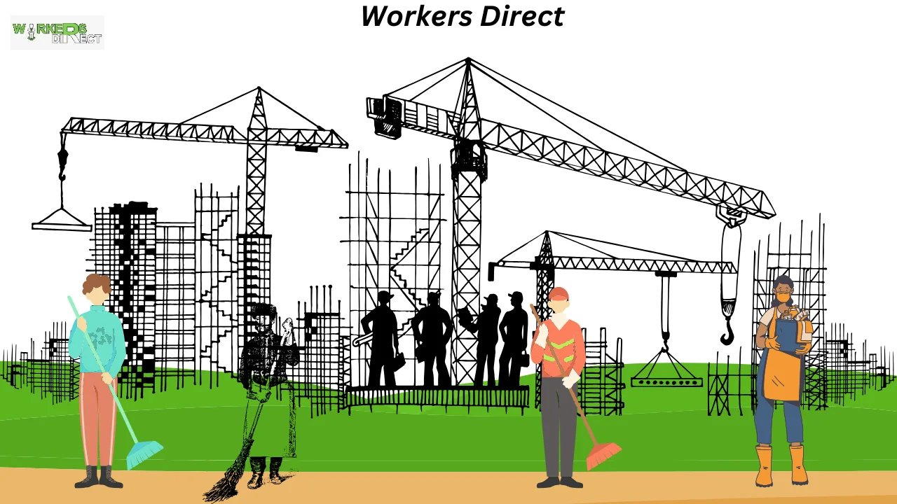 Construction worker on a building site in Harrow on the Hill