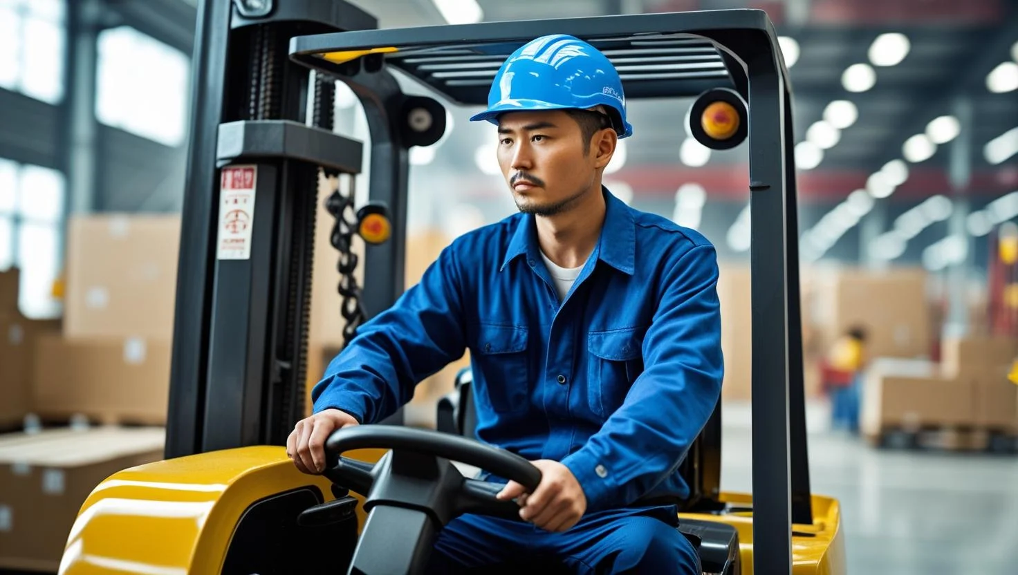 Certified Forklift Operator in Action Reliable Forklift Driver Recruitment Agency in London Supplying Certified Operators for Safe Warehouse Operations