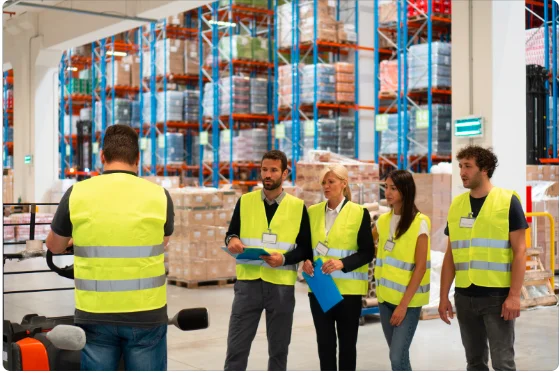 Warehouse packing operation