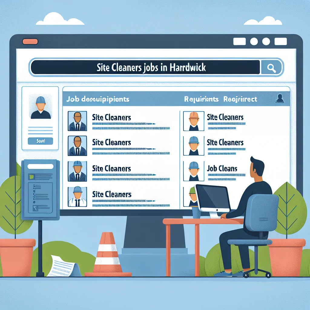 Find Site Cleaners Jobs in Hardwick